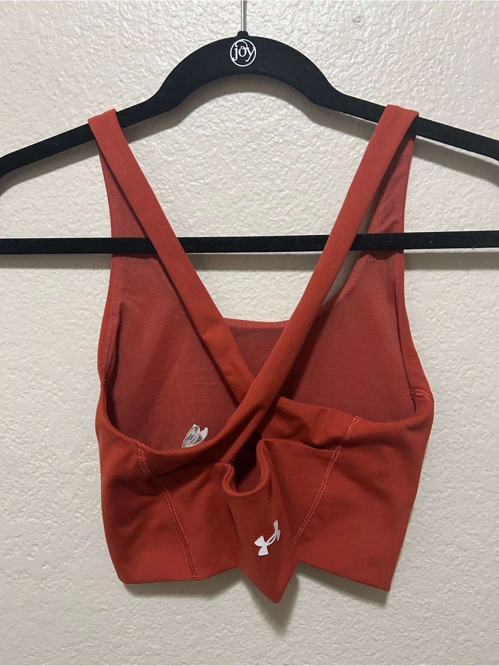 Under Armour Project Rock “Let’s Go” Crossover Training Top / Sports Bra Size XS - Picture 3 of 6